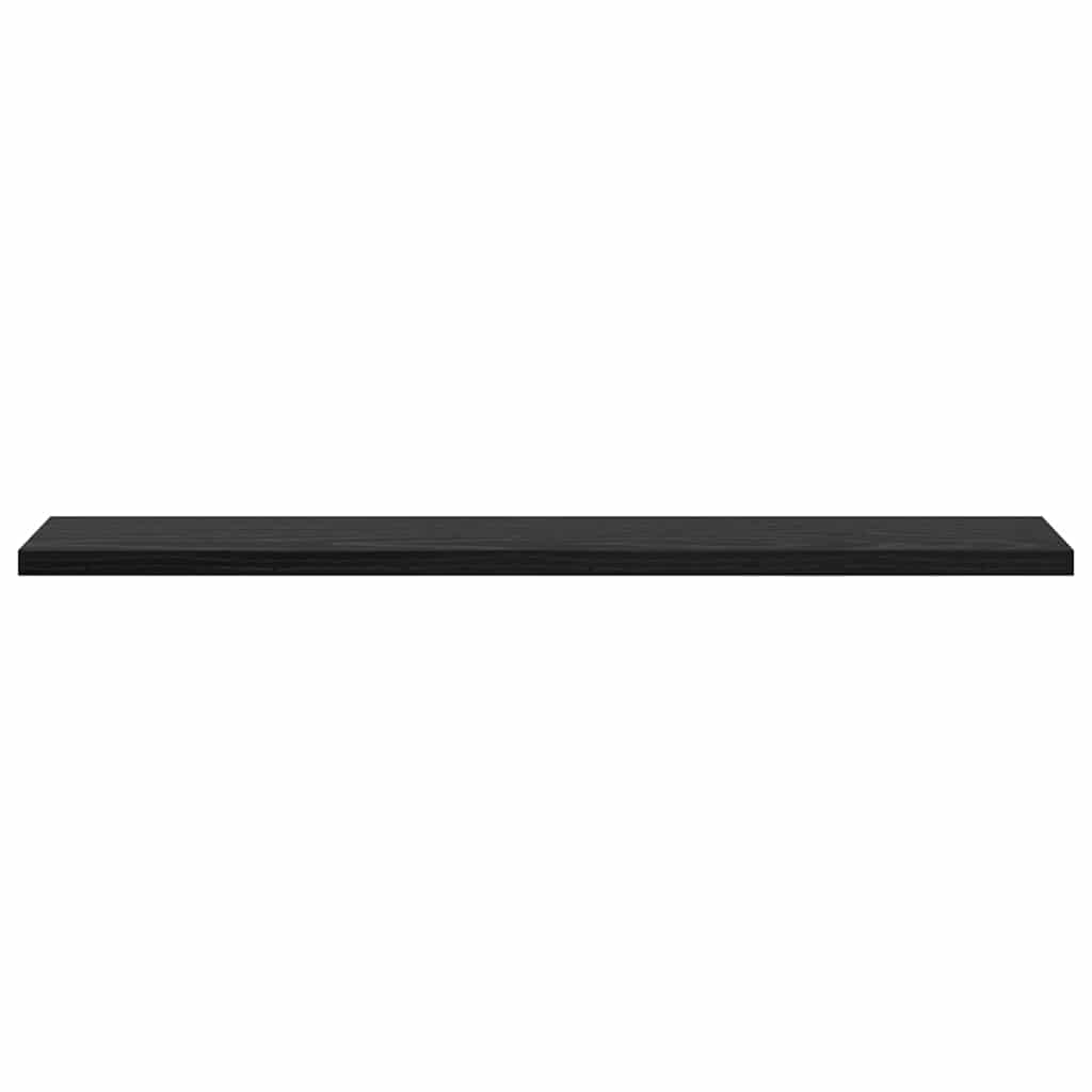 Regalbrett 4 pcs Schwarz 60 x 10 x 1,5 cm Holzwerkstoff