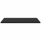 Regalbrett 4 pcs Schwarz 60 x 40 x 1,5 cm Holzwerkstoff