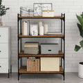 Regalbrett 4 pcs Braun 80 x 40 x 1,5 cm Holzwerkstoff