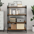 Regalbrett 4 pcs Braun 80 x 40 x 1,5 cm Holzwerkstoff