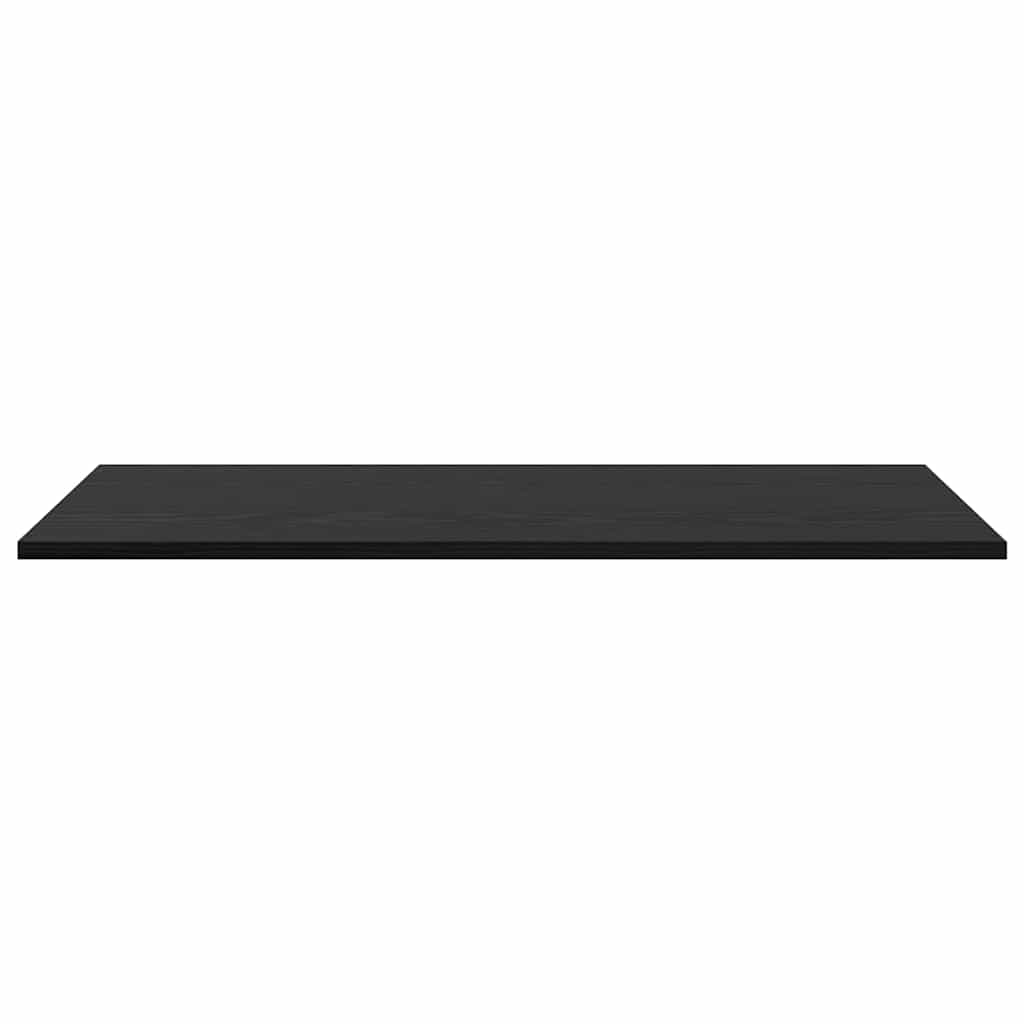 Regalbrett 4 pcs Schwarz 80 x 40 x 1,5 cm Holzwerkstoff