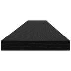 Regalbrett 4 pcs Schwarz 100 x 10 x 1,5 cm Holzwerkstoff