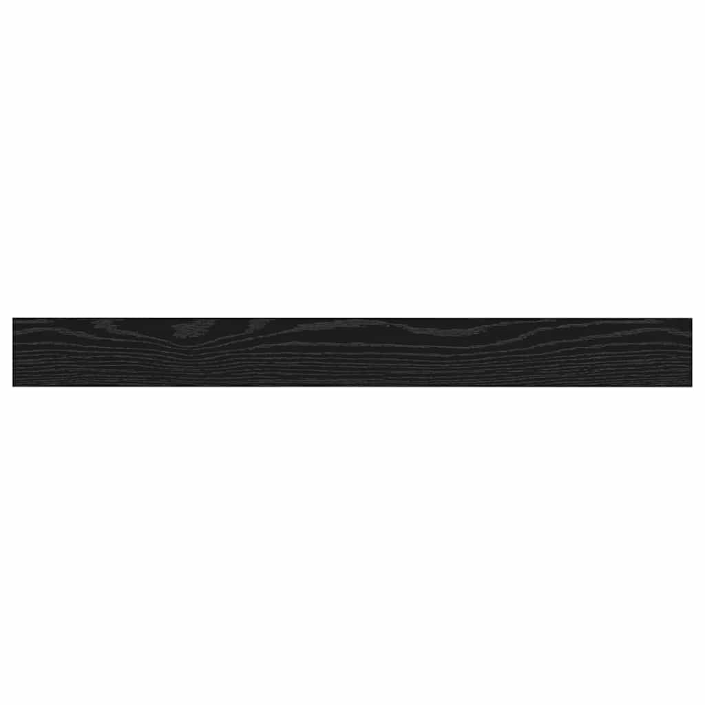 Regalbrett 4 pcs Schwarz 100 x 10 x 1,5 cm Holzwerkstoff