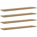 Regalbrett 4 pcs Braun 100 x 20 x 1.5 cm Holzwerkstoff