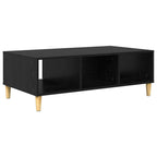 Couchtisch Schwarz Eichen-Optik 102 x 55 x 35 cm Holzwerkstoff