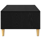 Couchtisch Schwarz Eichen-Optik 102 x 55 x 35 cm Holzwerkstoff