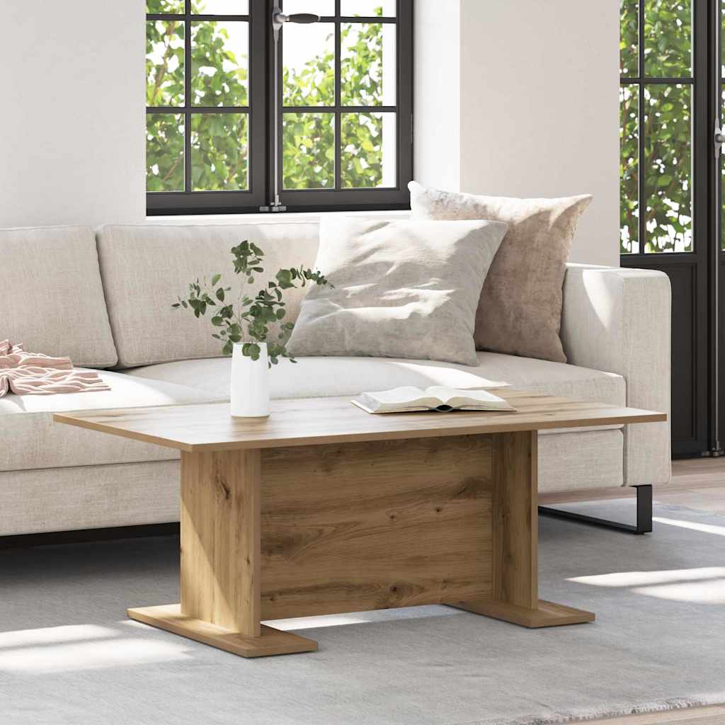 Couchtisch Artisan-Eiche 103.5 x 60 x 40 cm Holzwerkstoff