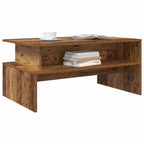 Couchtisch Altholz 90 x 55 x 42,5 cm Holzwerkstoff