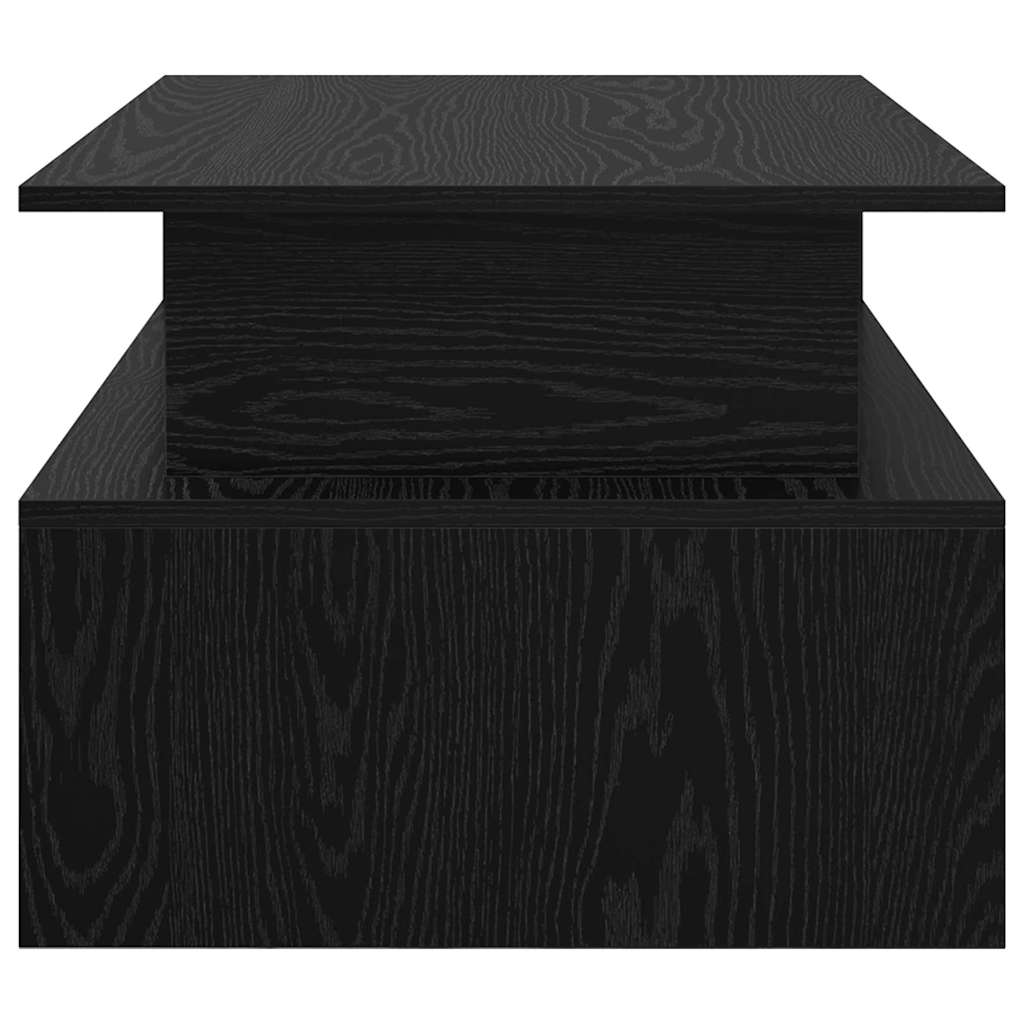 Couchtisch Schwarz Eichen-Optik 90 x 55 x 42,5 cm Holzwerkstoff