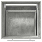 Badezimmermöbel-Set Grau 41 x 38,5 x 48 cm Sperrholz und Metall