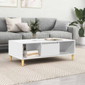 Couchtisch Weiß 102 x 55 x 35 cm Holzwerkstoff