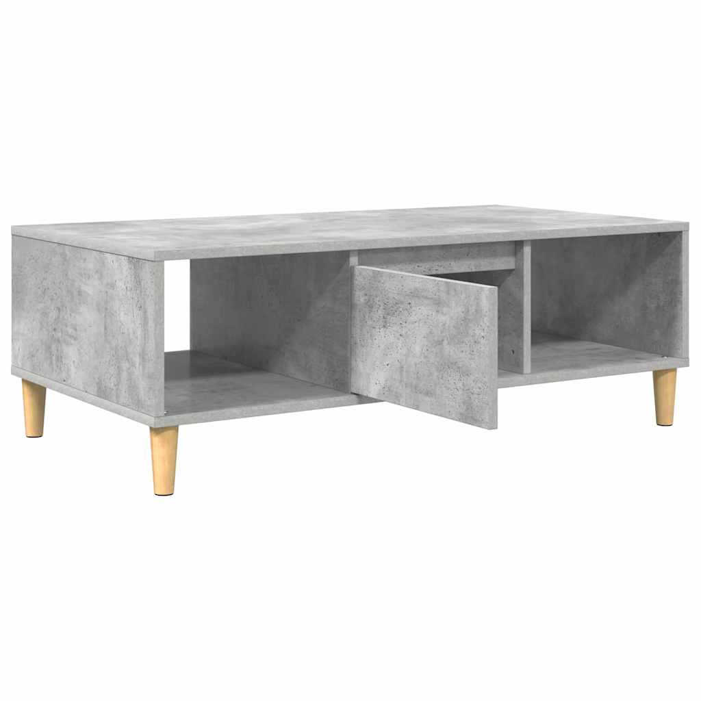 Couchtisch Beton Grau 102 x 55 x 35 cm Holzwerkstoff