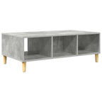 Couchtisch Beton Grau 102 x 55 x 35 cm Holzwerkstoff