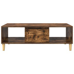 Couchtisch Geräucherte Eiche 102 x 55 x 35 cm Holzwerkstoff