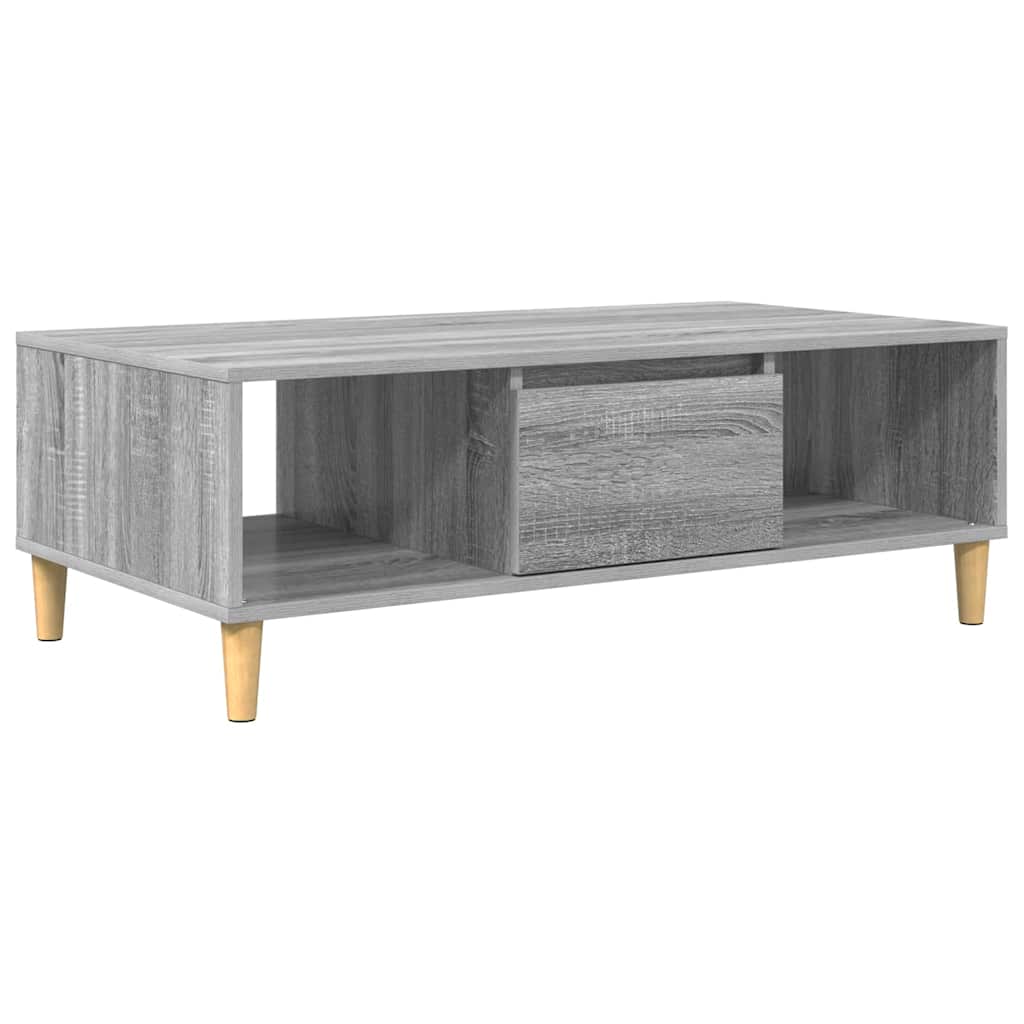 Couchtisch Graues Sonoma 102 x 55 x 35 cm Holzwerkstoff