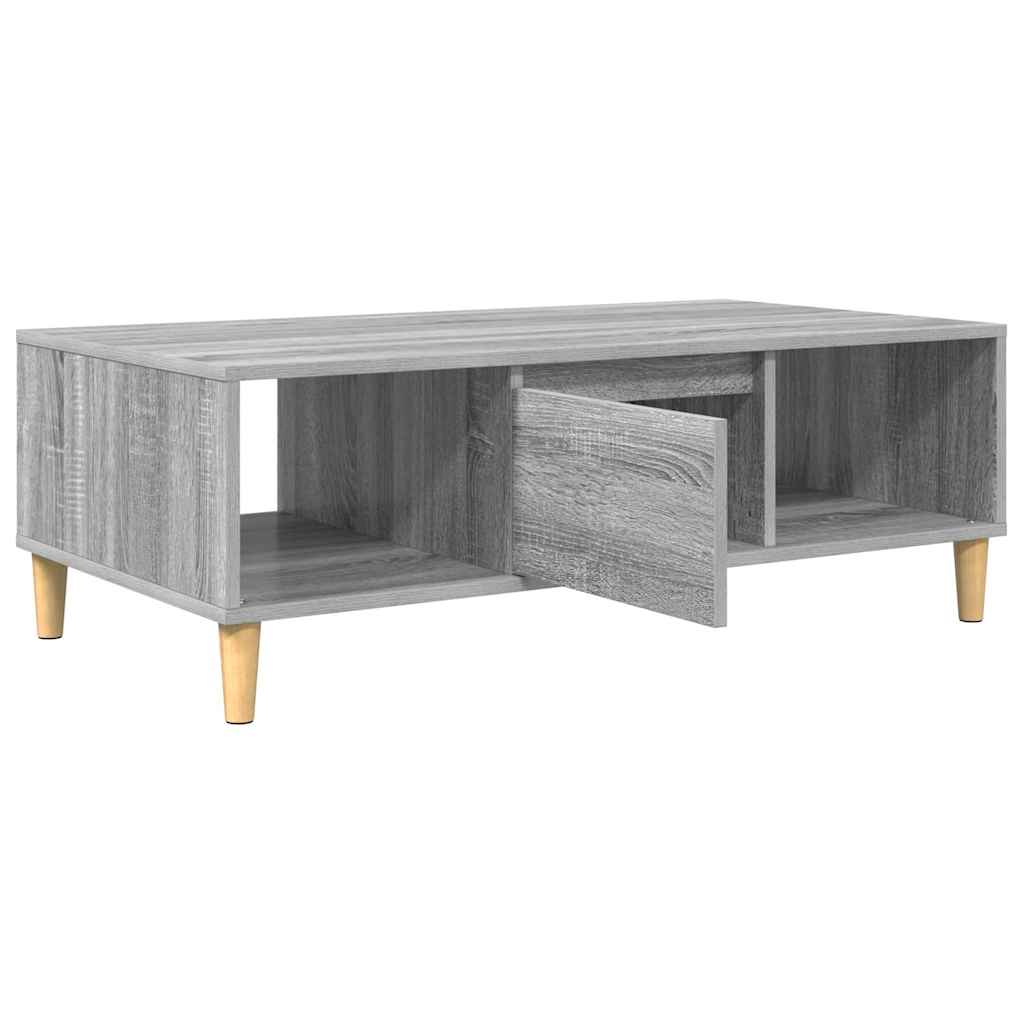 Couchtisch Graues Sonoma 102 x 55 x 35 cm Holzwerkstoff