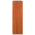 Bücherregal Wachsbraun 104 x 33 x 110 cm Massives Kiefernholz