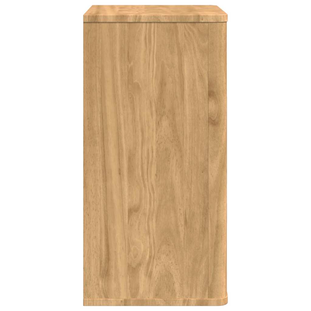 Badezimmer-Wandschrank mit Tür FLORO Wachsbraun 35 x 30 x 60 cm