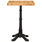 Bistrotisch Braun 50 x 50 x 76 cm Massivholz Mango