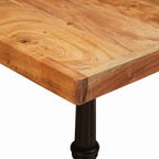 Bistrotisch Braun 50 x 50 x 76 cm Massivholz Akazie