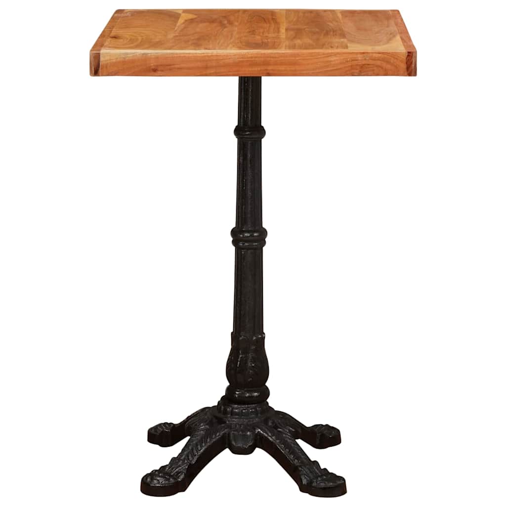 Bistrotisch Braun 50 x 50 x 76 cm Massivholz Akazie
