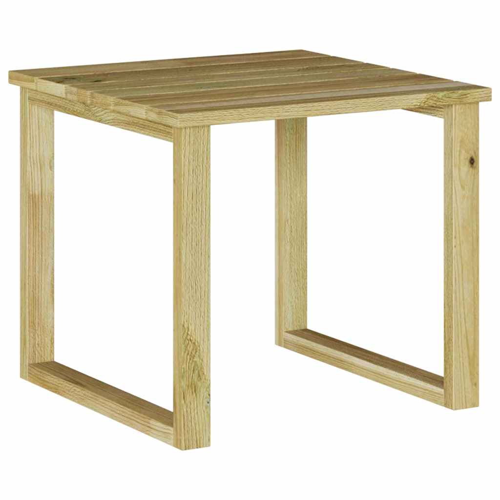 Tisch Natur 40 x 40 x 36 cm Imprägniertes Kiefernholz