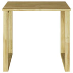 Tisch Natur 50,5 x 50 x 46 cm Imprägniertes Kiefernholz