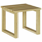 Tisch 3 pcs Natur Imprägniertes Kiefernholz