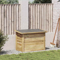 Aufbewahrungsbox mit Speicher Natur 80 x 44,5 x 57,5 cm