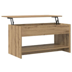 Couchtisch Artisan-Eiche 80 x 50,5 x 41,5 cm Holzwerkstoff