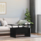 Couchtisch Schwarz Eichen-Optik 102 x 50,5 x 46,5 cm