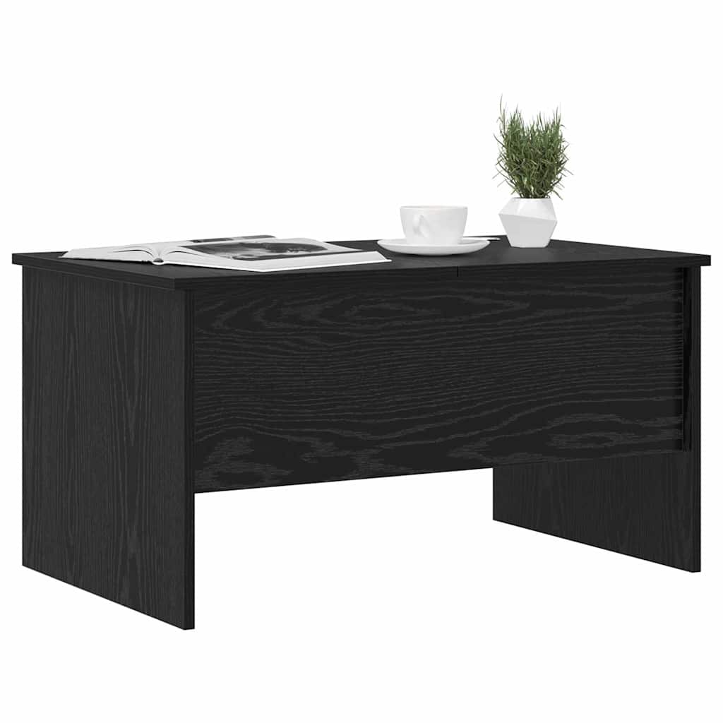 Couchtisch Schwarz Eichen-Optik 102 x 50,5 x 46,5 cm