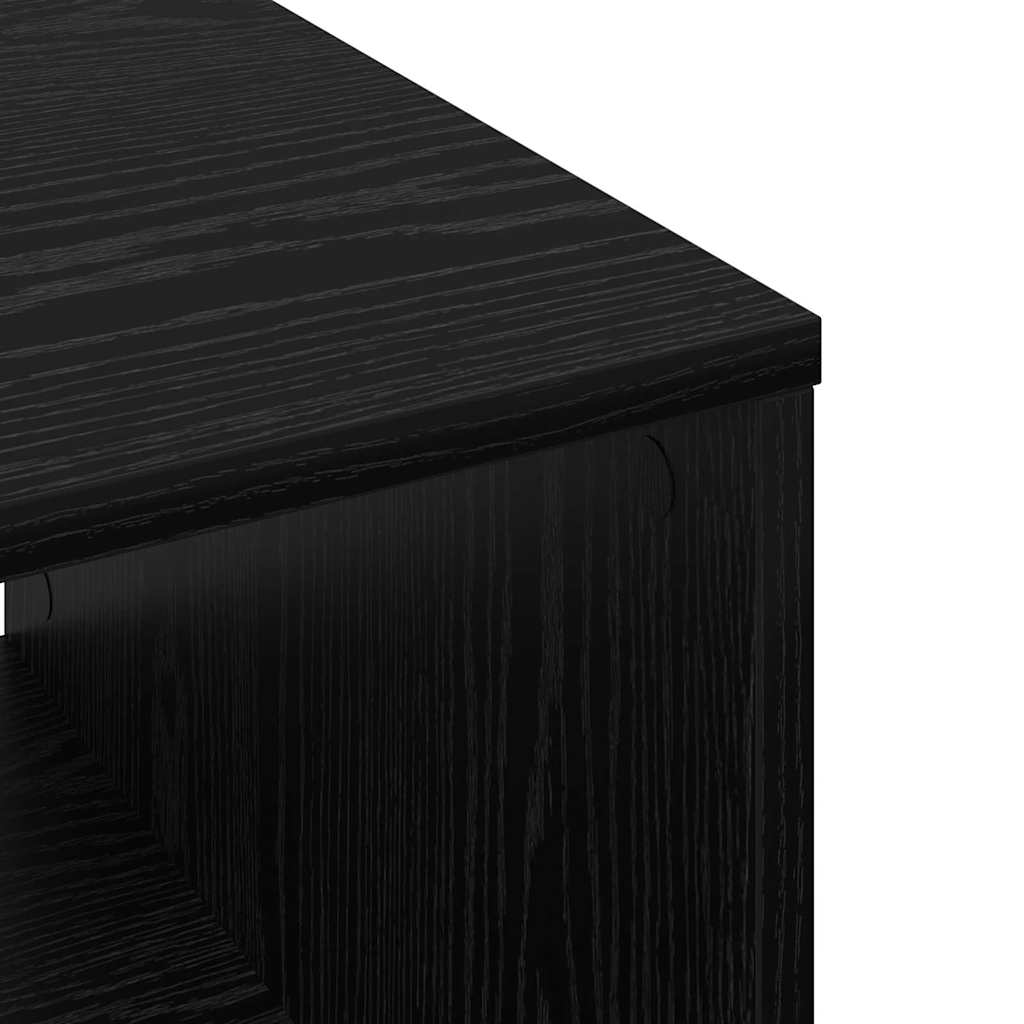Couchtisch Schwarz Eichen-Optik 60 x 50 x 40 cm Holzwerkstoff