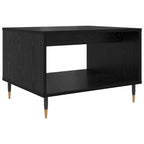 Couchtisch Schwarz Eichen-Optik 60 x 50 x 40 cm Holzwerkstoff