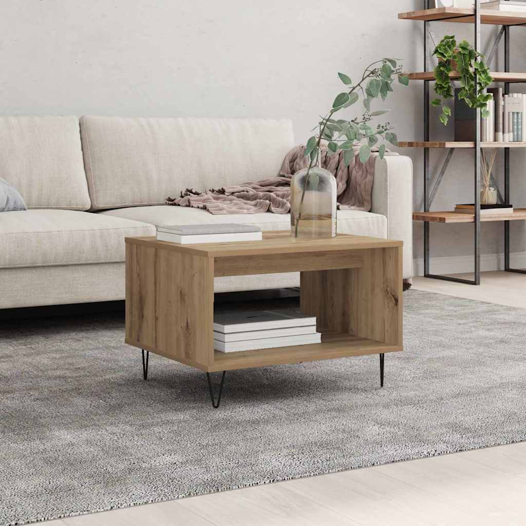 Couchtisch Artisan-Eiche 60 x 50 x 40 cm Holzwerkstoff