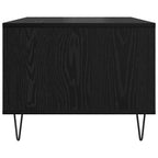 Couchtisch Schwarz Eichen-Optik 60 x 50 x 40 cm Holzwerkstoff