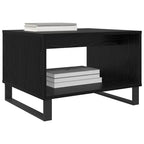 Couchtisch Schwarz Eichen-Optik 60 x 50 x 40 cm Holzwerkstoff