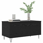 Couchtisch Schwarz Eichen-Optik 90 x 44.5 x 45 cm Holzwerkstoff
