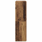 Büroschrank Schwarz Eichen-Optik 60 x 32 x 115 cm Holzwerkstoff