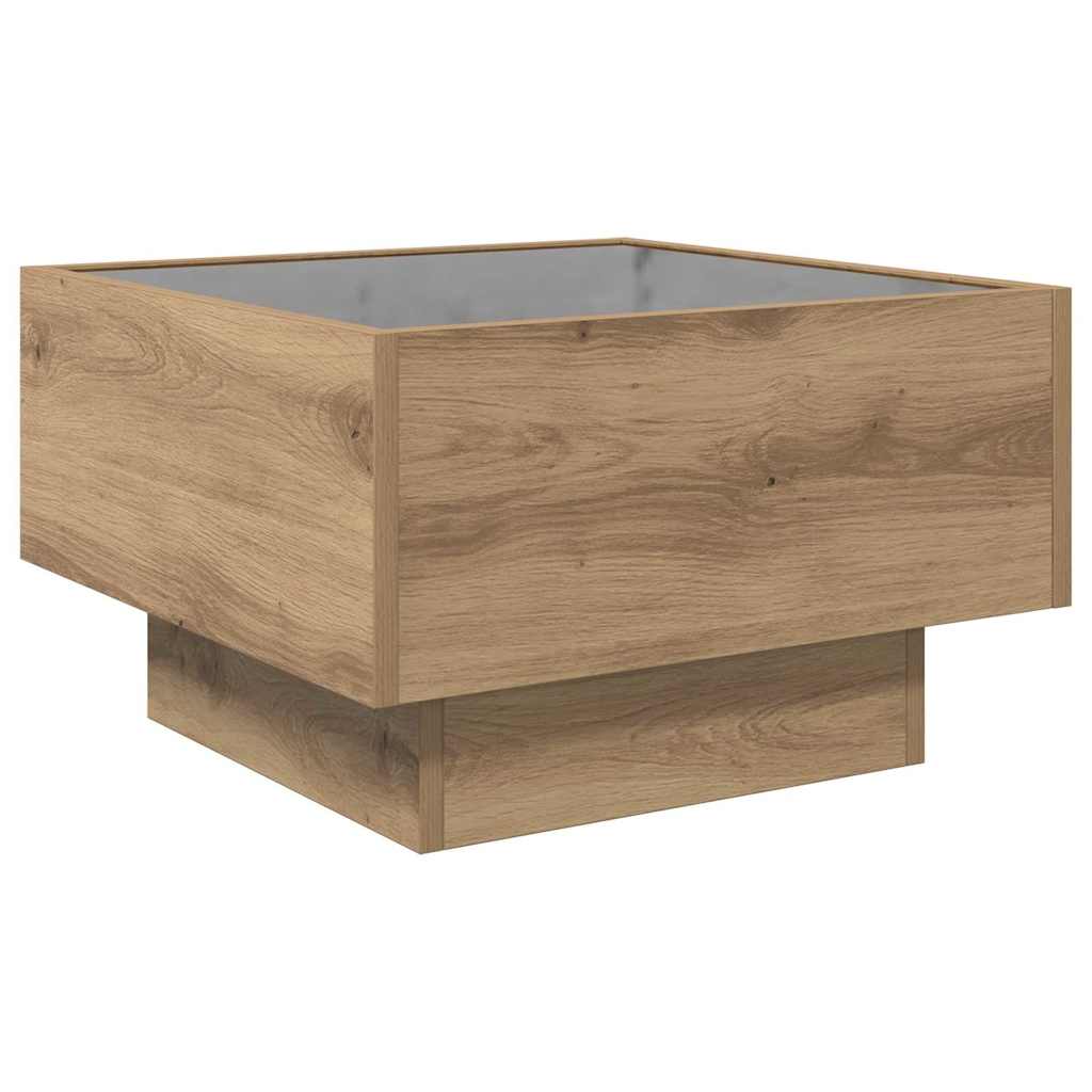 Couchtisch Artisan-Eiche 50 x 50 x 30 cm Holzwerkstoff