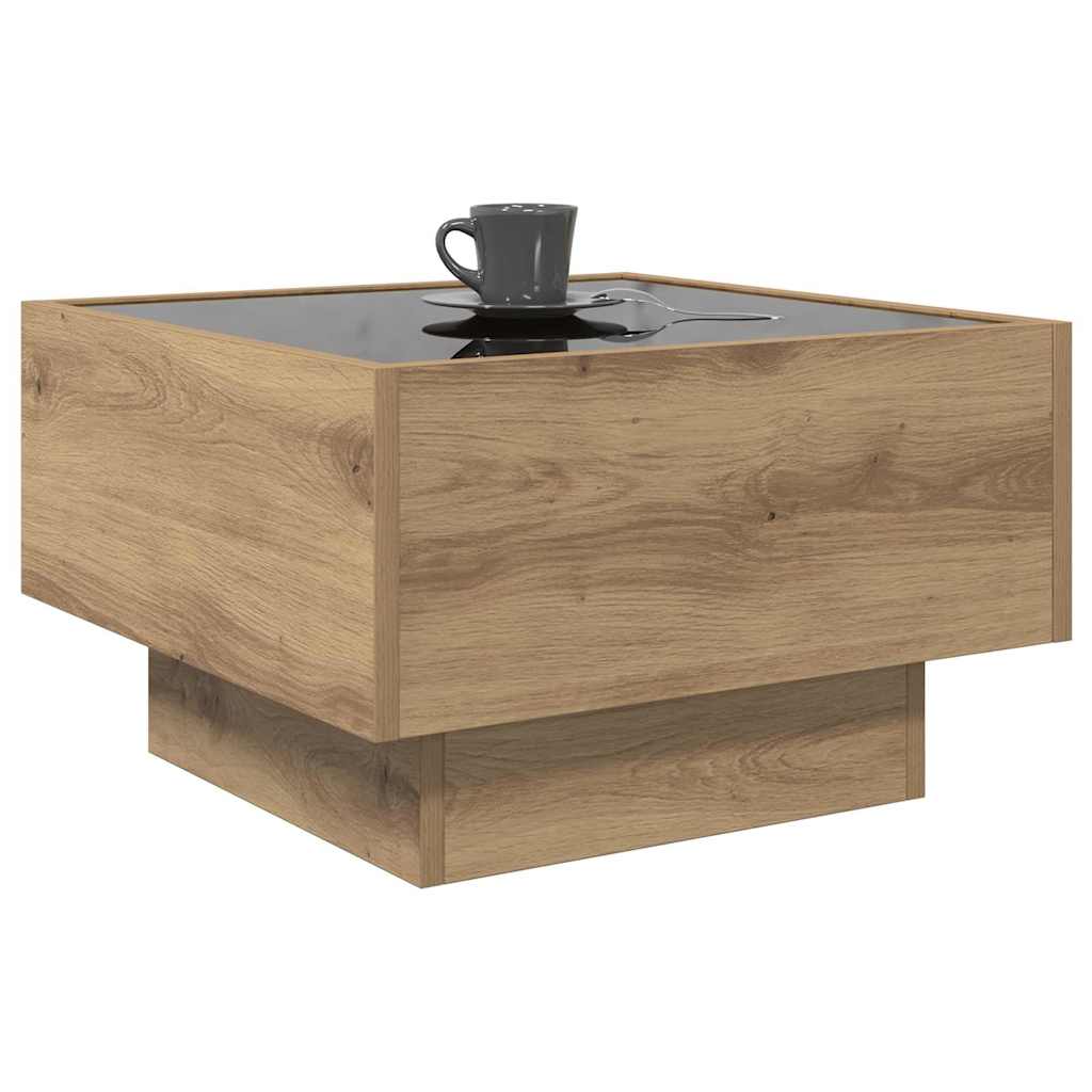 Couchtisch Artisan-Eiche 50 x 50 x 30 cm Holzwerkstoff