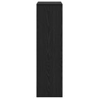 Bücherregal Schwarz Eichen-Optik 69,5 x 29 x 103,5 cm