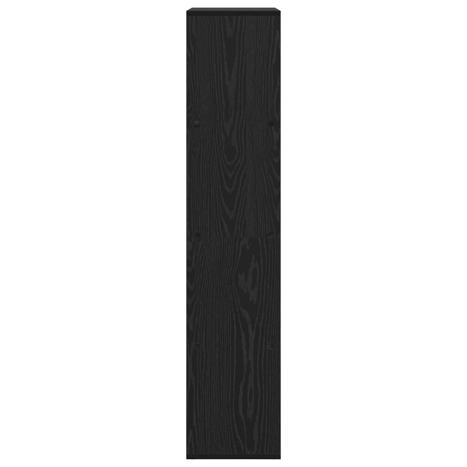 Bücherregal Schwarz Eichen-Optik 69,5 x 29 x 137,5 cm