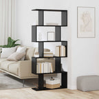 Bücherregal Schwarz Eichen-Optik 70 x 24 x 161 cm Holzwerkstoff