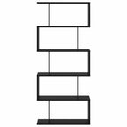 Bücherregal Schwarz Eichen-Optik 70 x 24 x 161 cm Holzwerkstoff