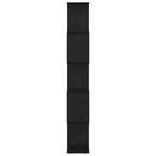 Bücherregal Schwarz Eichen-Optik 70 x 24 x 161 cm Holzwerkstoff