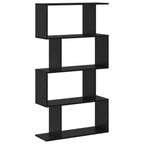 Bücherregal Schwarz Eichen-Optik 70 x 24 x 129 cm Holzwerkstoff