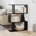 Bücherregal Schwarz Eichen-Optik 70 x 24 x 97 cm Holzwerkstoff