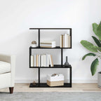 Bücherregal Schwarz Eichen-Optik 70 x 24 x 97 cm Holzwerkstoff