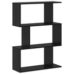 Bücherregal Schwarz Eichen-Optik 70 x 24 x 97 cm Holzwerkstoff